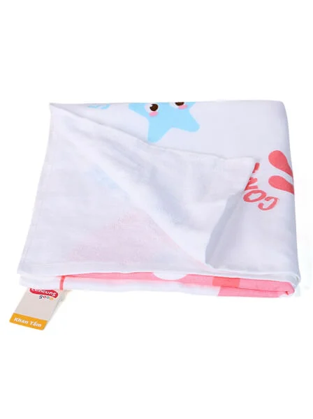 Khăn tắm cotton ConCung Good BM9T màu trắng