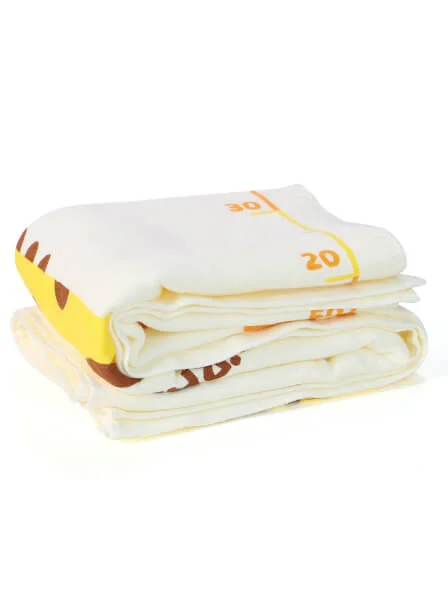 Combo 2 Khăn tắm cotton ConCung Good BM9T màu vàng