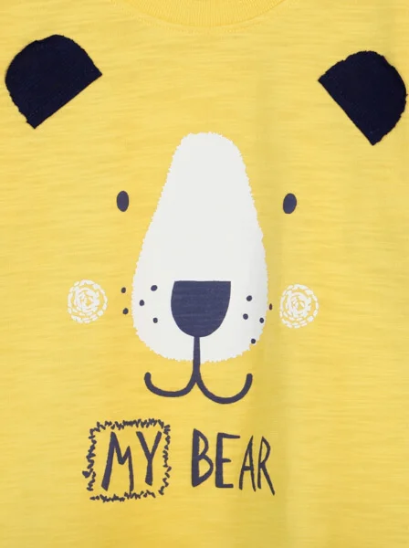 Áo thun bé trai tay dài CF B119019 Vàng