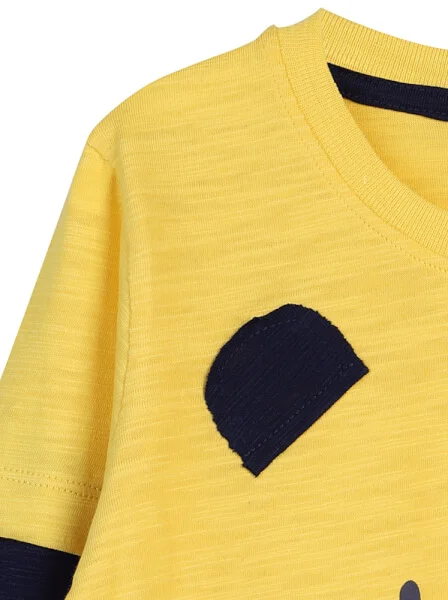 Áo thun bé trai tay dài CF B119019 Vàng