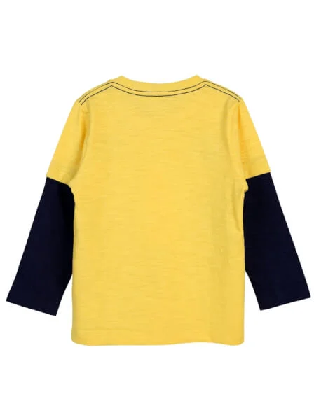 Áo thun bé trai tay dài CF B119019 Vàng