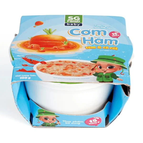 Cơm hầm tôm & cà rốt 150g
