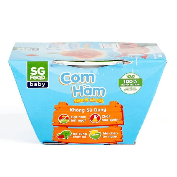 Cơm hầm tôm & cà rốt 150g