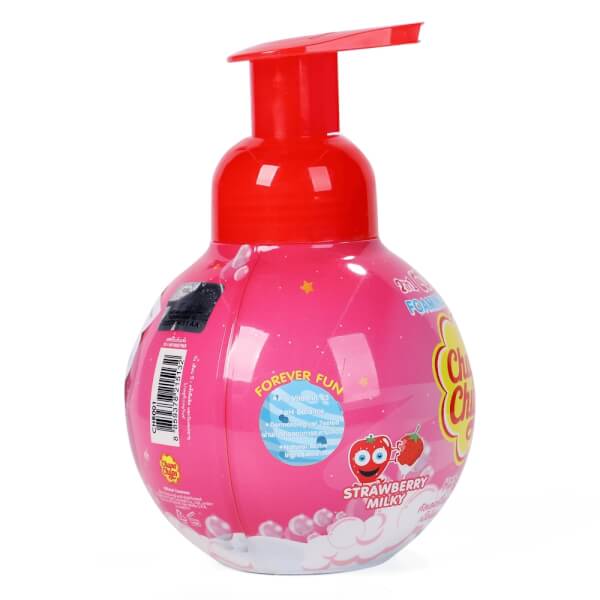 Combo 2 Tắm gội toàn thân tạo bọt hương kẹo dâu Chupa Chups 350ml