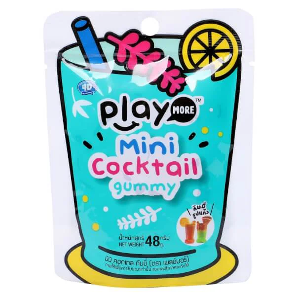 Kẹo dẻo hình ly Cocktail Mini Playmore 48g