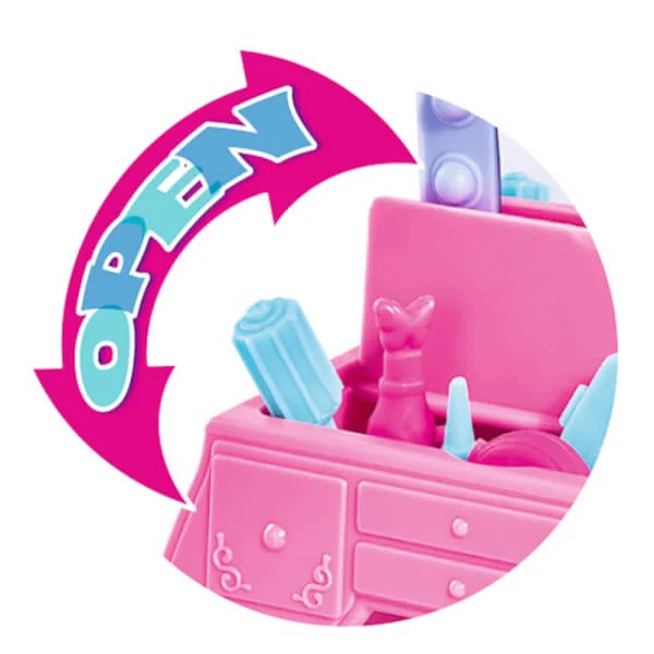 105733231 Đồ Chơi Trẻ Em Búp Bê Bàn Làm Đẹp, EL Beauty Table