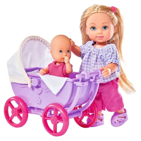 105736241 Đồ Chơi Trẻ Em Búp Bê Chăm Em EL Doll Walk, 2-ass.