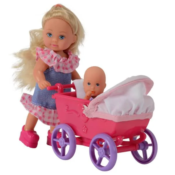 105736241 Đồ Chơi Trẻ Em Búp Bê Chăm Em EL Doll Walk, 2-ass.