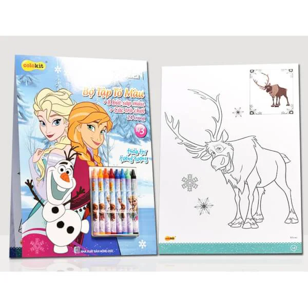 TL-BỘ TẬP TÔ MÀU FROZEN CB-C021/FR