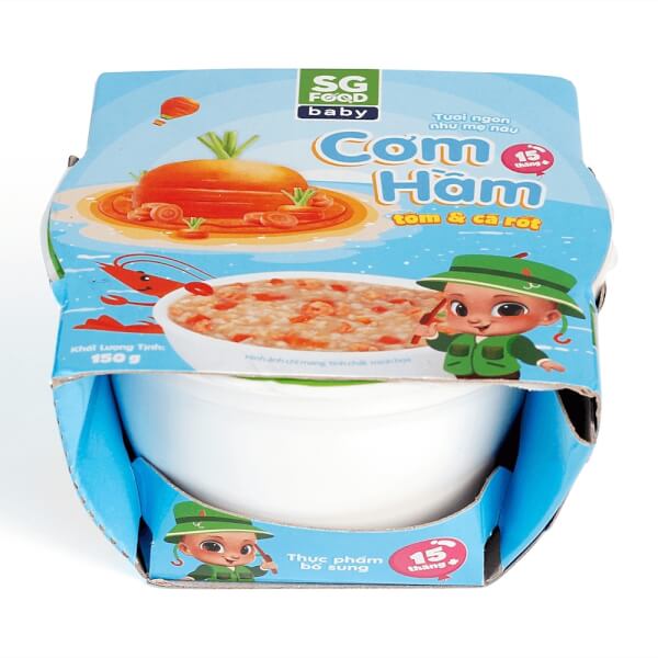Combo 3 Cơm hầm tôm & cà rốt 150g