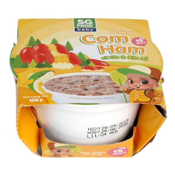 Combo 3 Cơm hầm cá lóc & đậu đỏ 150g