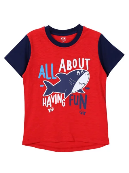 Áo thun bé trai tay ngắn CF B119007