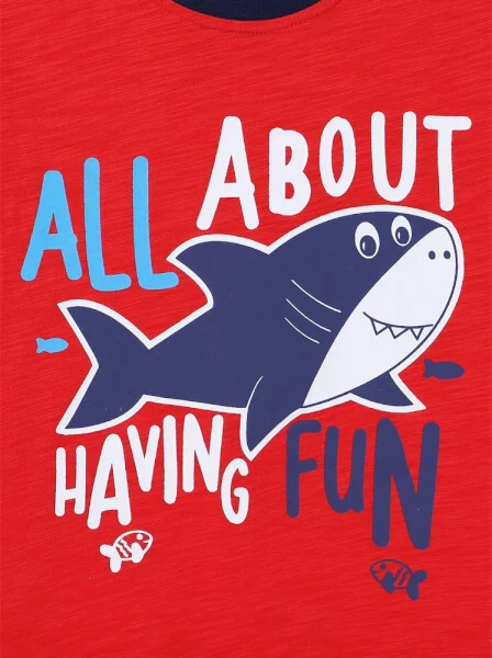 Áo thun bé trai tay ngắn CF B119007