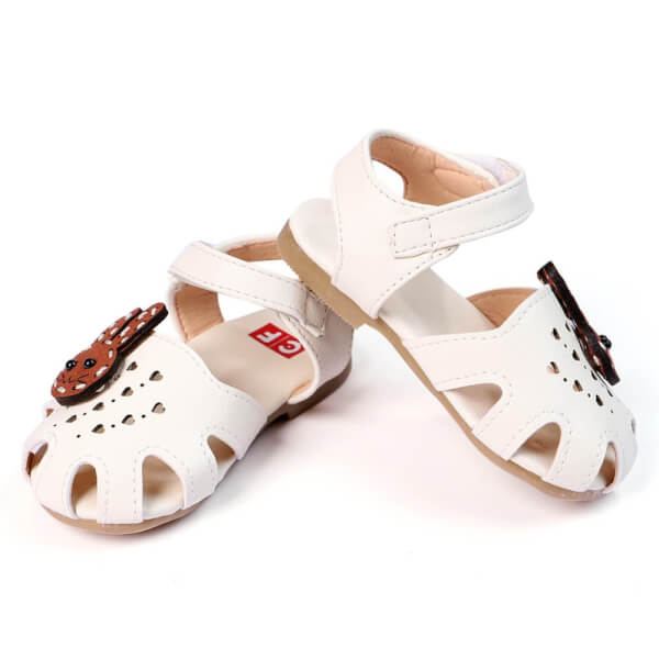 Giày sandal bé gái CF M82030 (Trắng)