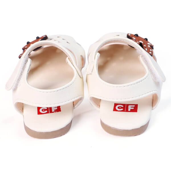 Giày sandal bé gái CF M82030 (Trắng)