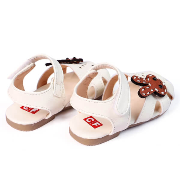 Giày sandal bé gái CF M82030 (Trắng)