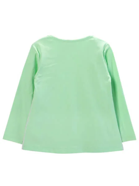 Bộ thun bé gái dài CF G129046 (Trắng)