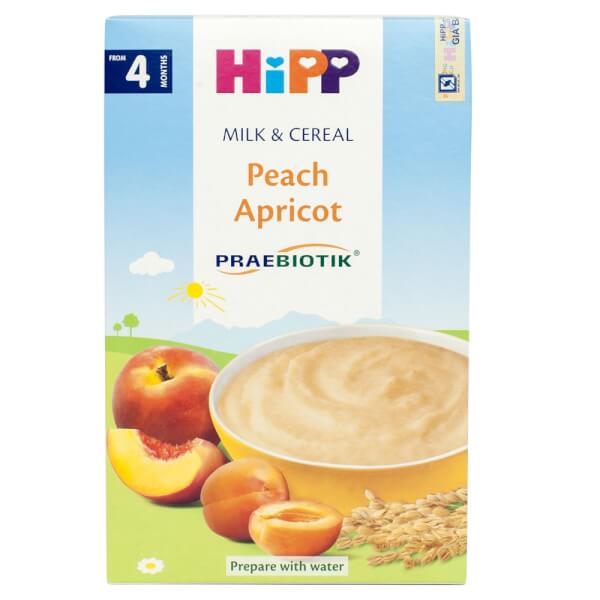 Bột sữa DD HiPP bổ sung Praebiotik - Đào, Mơ tây 250g