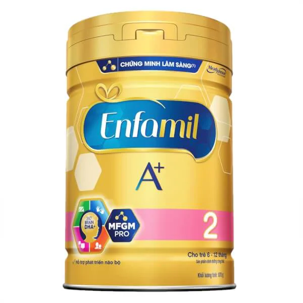 Combo 2 lon Sữa Enfamil A+ 2 870g (6-12 tháng)