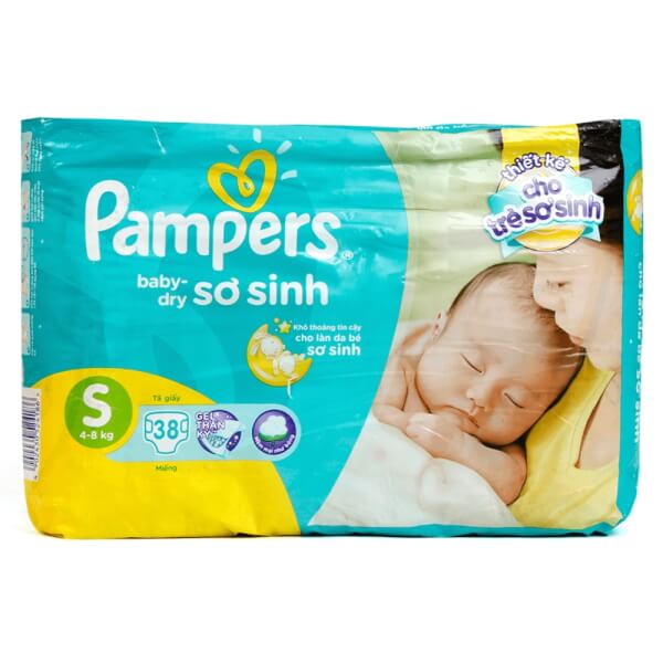 Combo 1 Gối chống trào ngược cho bé ConCung Good K10-E0011 và 1 Tã dán Pampers tiết kiệm size S (3-8 kg, 38 miếng)