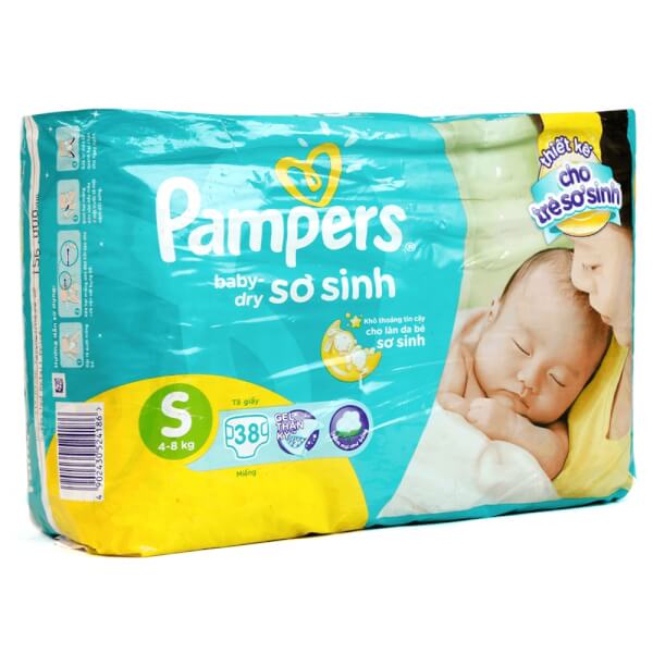 Combo 1 Gối chống trào ngược cho bé ConCung Good K10-E0011 và 1 Tã dán Pampers tiết kiệm size S (3-8 kg, 38 miếng)