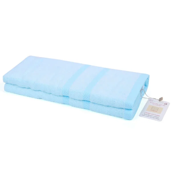 Khăn tắm sợi tre Uchibaby 60x120cm (Xanh)