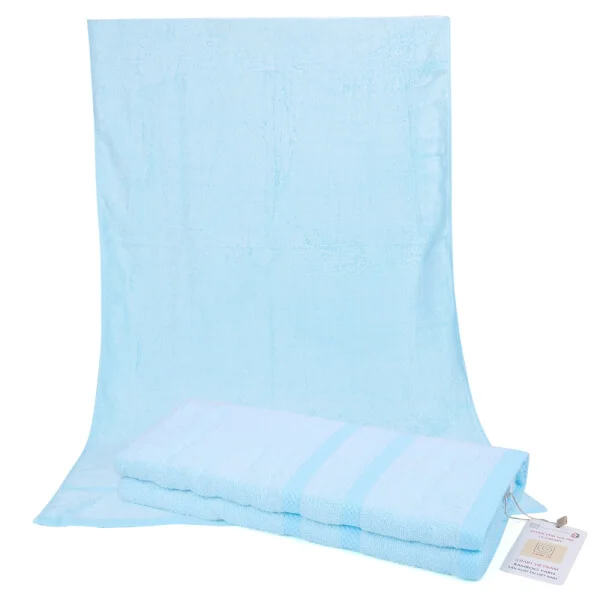 Khăn tắm sợi tre Uchibaby 60x120cm (Xanh)