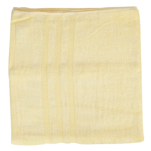 Khăn tắm sợi tre Uchibaby 60x120cm (Vàng)