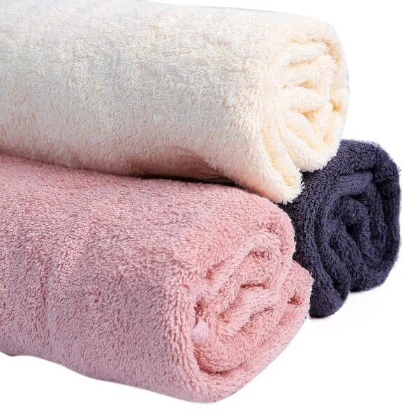 Khăn tắm cotton ConCung Good (Trắng Kem)