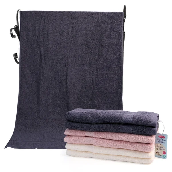 Khăn tắm cotton ConCung Good (Navy)