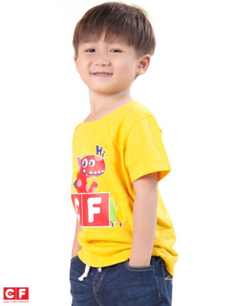 Áo thun tay ngắn CF B119013 Vàng