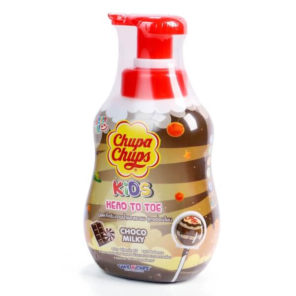 Combo 2 Tắm gội toàn thân hương kẹo socola Chupa Chups 500ml