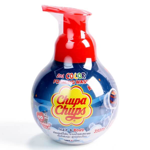 Tắm gội toàn thân tạo bọt hương kẹo anh đào Chupa Chups 350ml