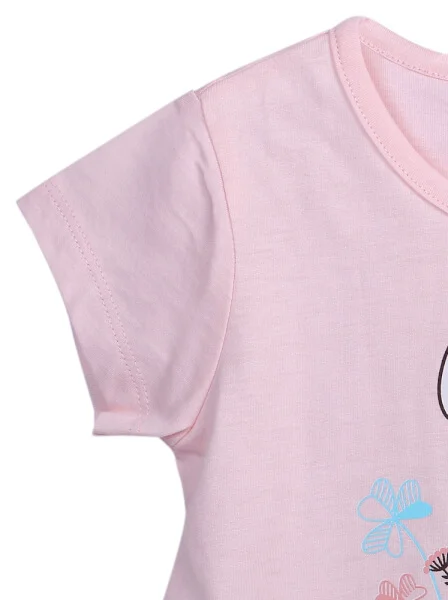 Áo thun bé gái tay ngắn CF G119020 Hồng