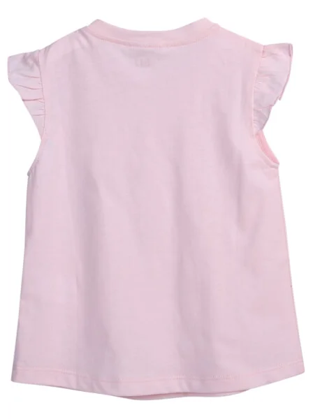 Áo thun bé gái sát nách CF G119017 Hồng