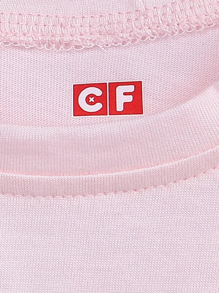 Áo thun bé gái sát nách CF G119017 Hồng