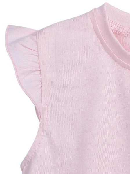 Áo thun bé gái sát nách CF G119017 Hồng