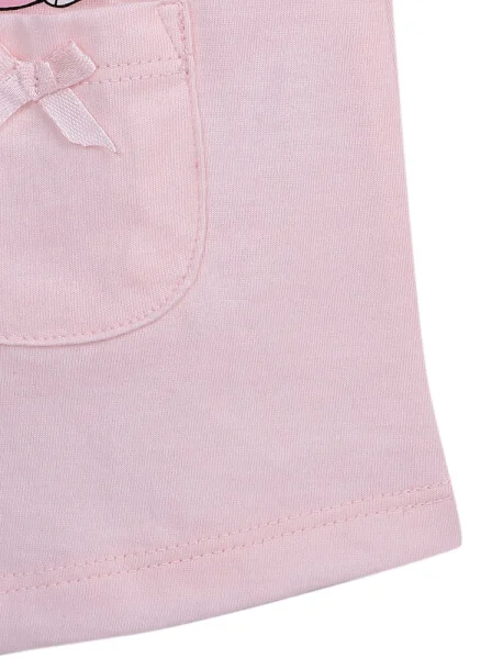 Áo thun bé gái sát nách CF G119017 Hồng