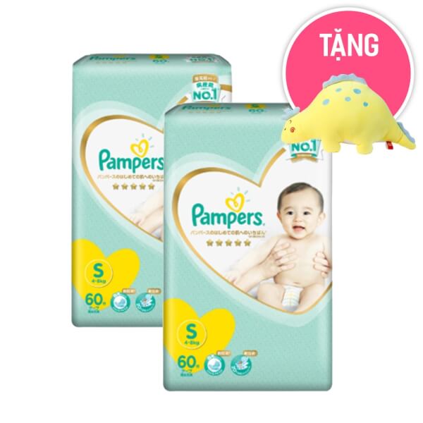Combo 2 gói Tã dán Pampers Nhật Bản new (NB,S,M,L)