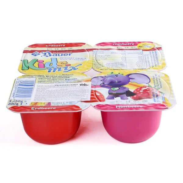 Combo 12 Phô Mai hoa quả Kids Mix Vị Dâu Mâm Xôi 50g - Lốc 4