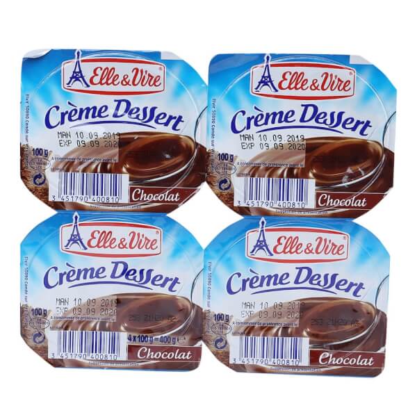 Kem sữa Elle & Vire chocola 100g - Lốc 4 hủ