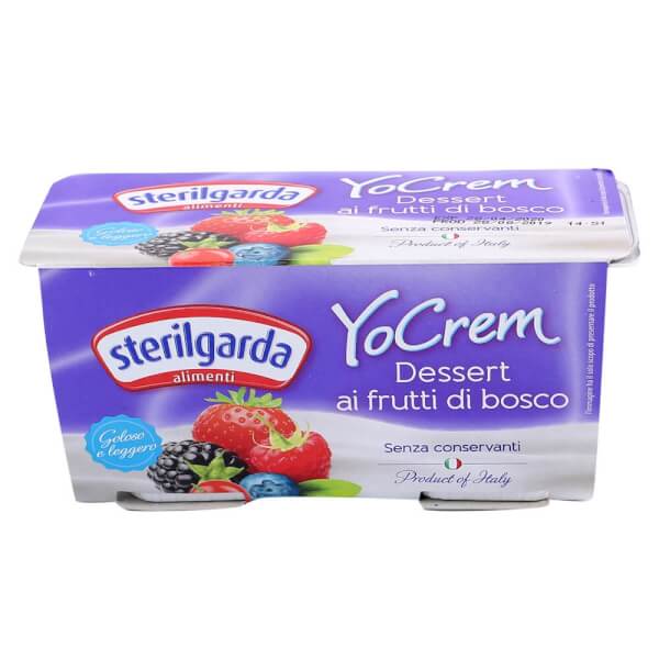 Váng sữa Sterilgarda Yocrem ai frutti di bosco 100g - Lốc 2