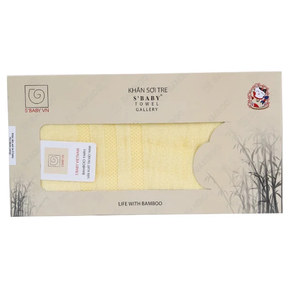 Khăn tắm sợi tre Kháng Khuẩn Sbaby