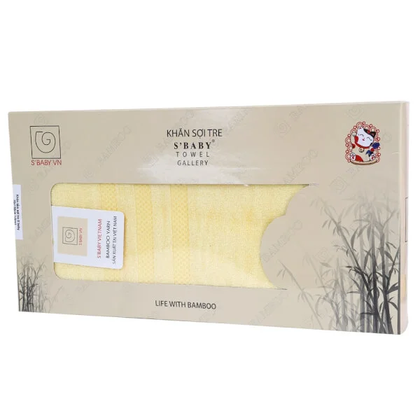 Khăn tắm sợi tre Kháng Khuẩn Sbaby