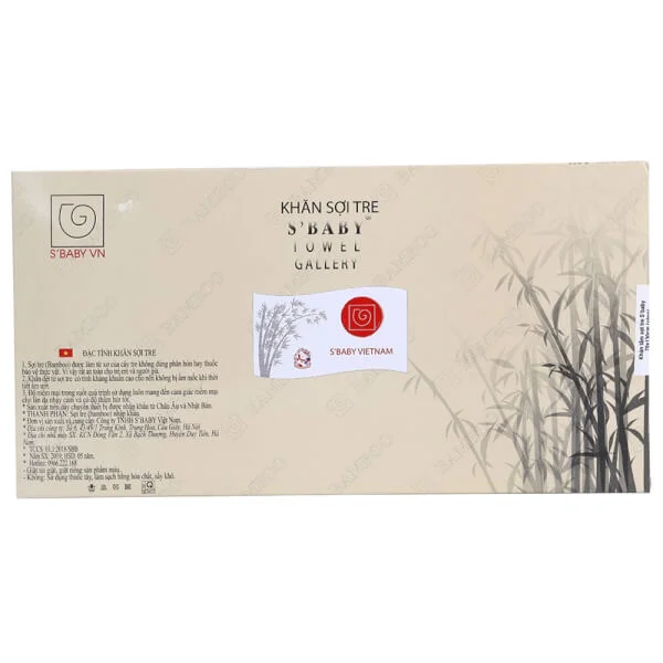 Khăn tắm sợi tre Kháng Khuẩn Sbaby