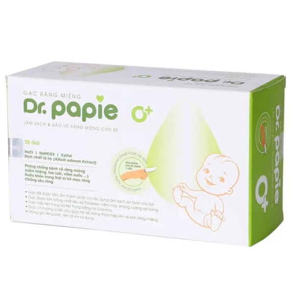 Gạc Răng Miệng Thảo Mộc Phòng Viêm Dr.Papie