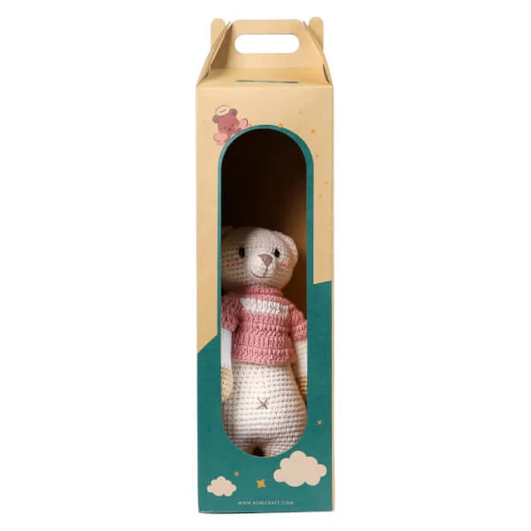 Gấu Lizzie đứng M - Bộ màu Bobi Craft