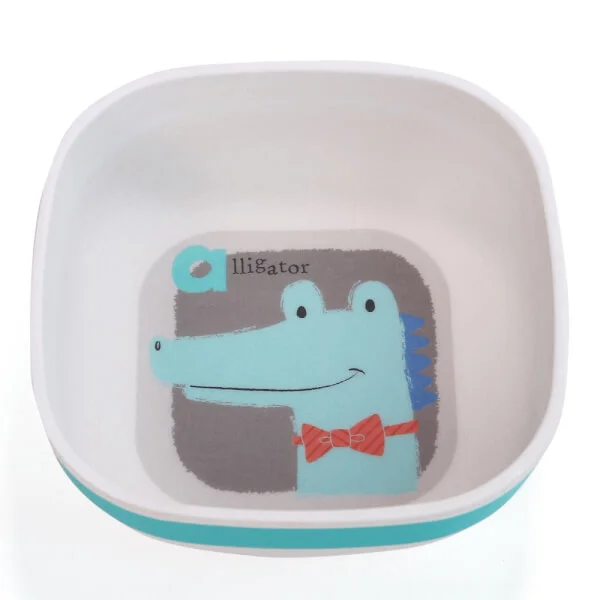 Chén vuông sợi tre cá sấu (DS21847BF, 7961)