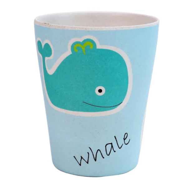 Bộ đồ dùng ăn uống sợi tre hình cá voi (DS50227BF(S/5), 7605)