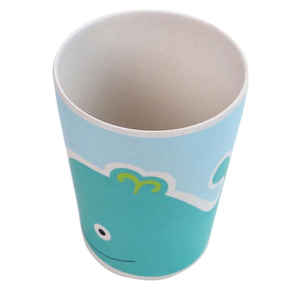 Bộ đồ dùng ăn uống sợi tre hình cá voi (DS50227BF(S/5), 7605)